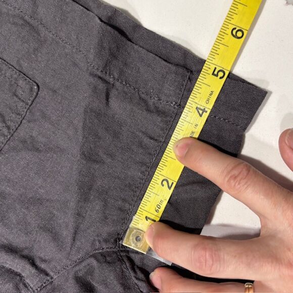 Apt. 9 | Women’s Dark Gray Casual Linen Rayon Shorts Size 4 - Picture 15 of 15